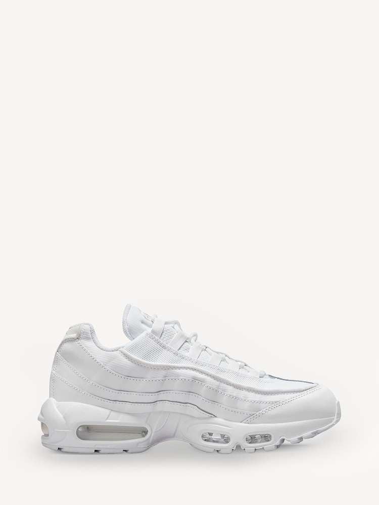 Nike White Air Max 95 Trainers - Image 3 of 7