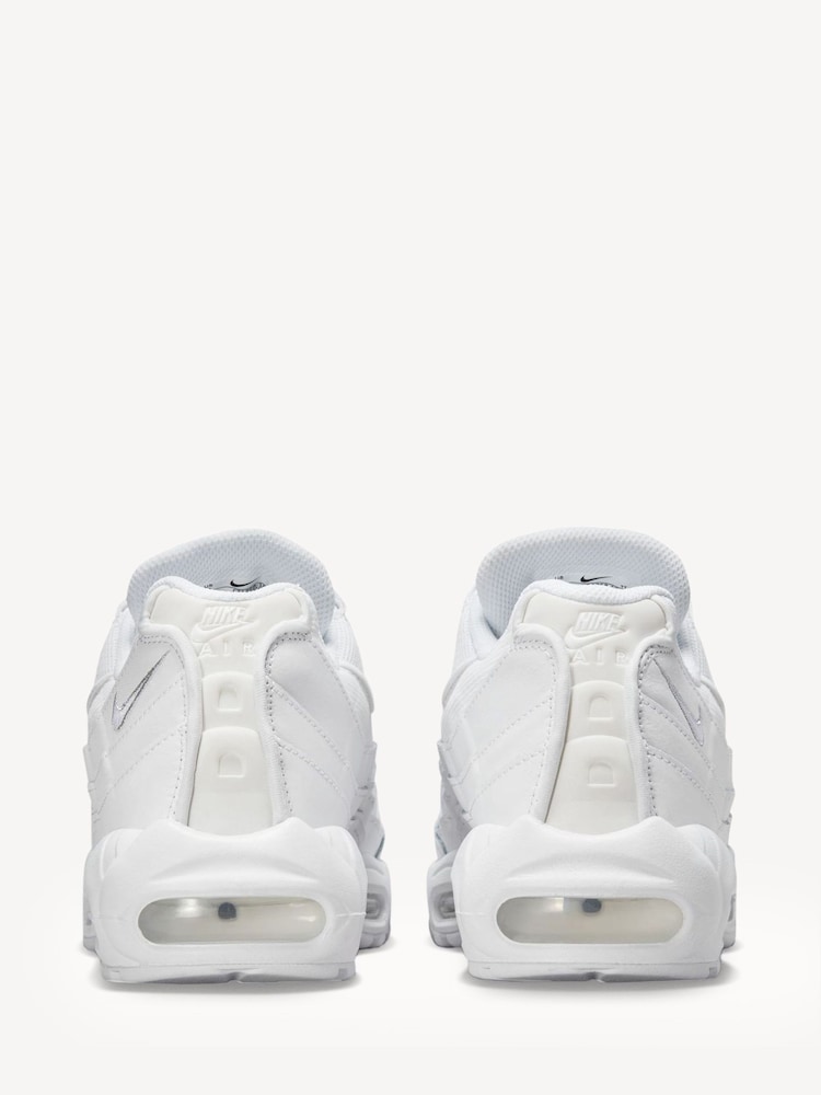 Nike White Air Max 95 Trainers - Image 6 of 7