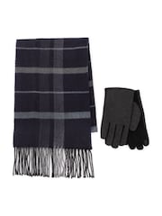 Totes Mens Wool Blend Winter Scarf and Thermal Lined Gloves - Imagen 2 de 4