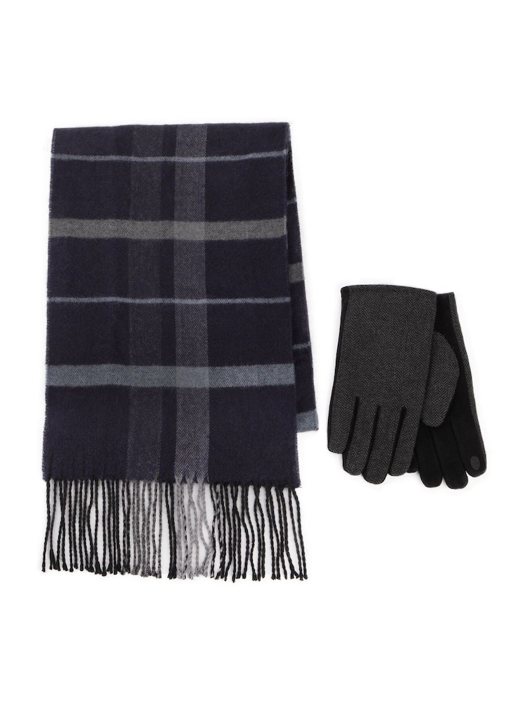 Totes Mens Wool Blend Winter Scarf and Thermal Lined Gloves - Imagen 2 de 4 Totes Mens Wool Blend Winter Scarf and Thermal Lined Gloves - Imagen 2 de 4
