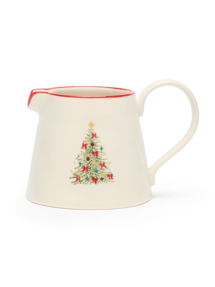 Sophie Allport Natural Cosy Christmas Large Stoneware Jug - Image 2 of 2 Sophie Allport Natural Cosy Christmas Large Stoneware Jug - Image 2 of 2