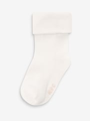 Pink Baby Roll Top Socks 4 Pack (0mths-2yrs) - Image 2 of 6