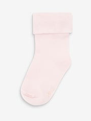 Pink Baby Roll Top Socks 4 Pack (0mths-2yrs) - Image 5 of 6