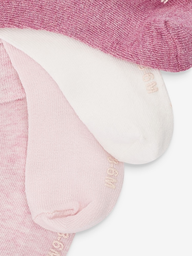 Pink Baby Roll Top Socks 4 Pack (0mths-2yrs) - Image 6 of 6 Pink Baby Roll Top Socks 4 Pack (0mths-2yrs) - Image 6 of 6