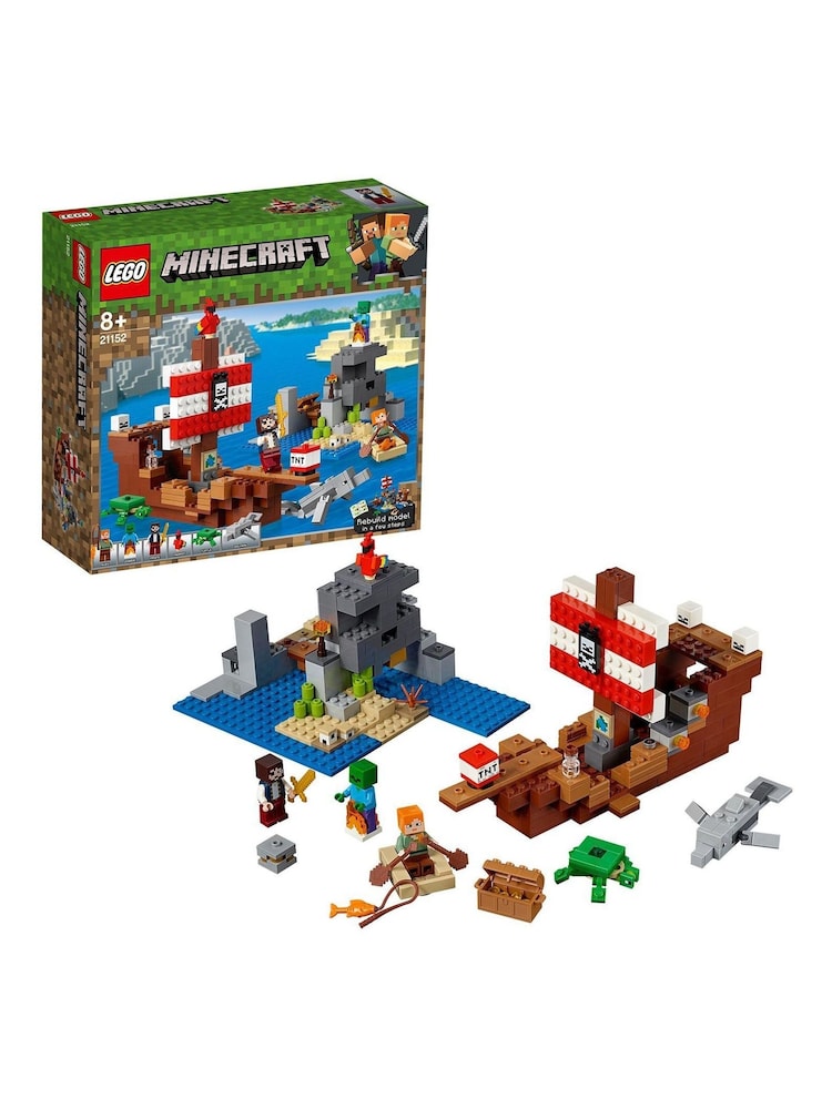 LEGO Minecraft Das Piratenschiff Abenteuer-Spielzeug 21152 - Bild 1 von 7