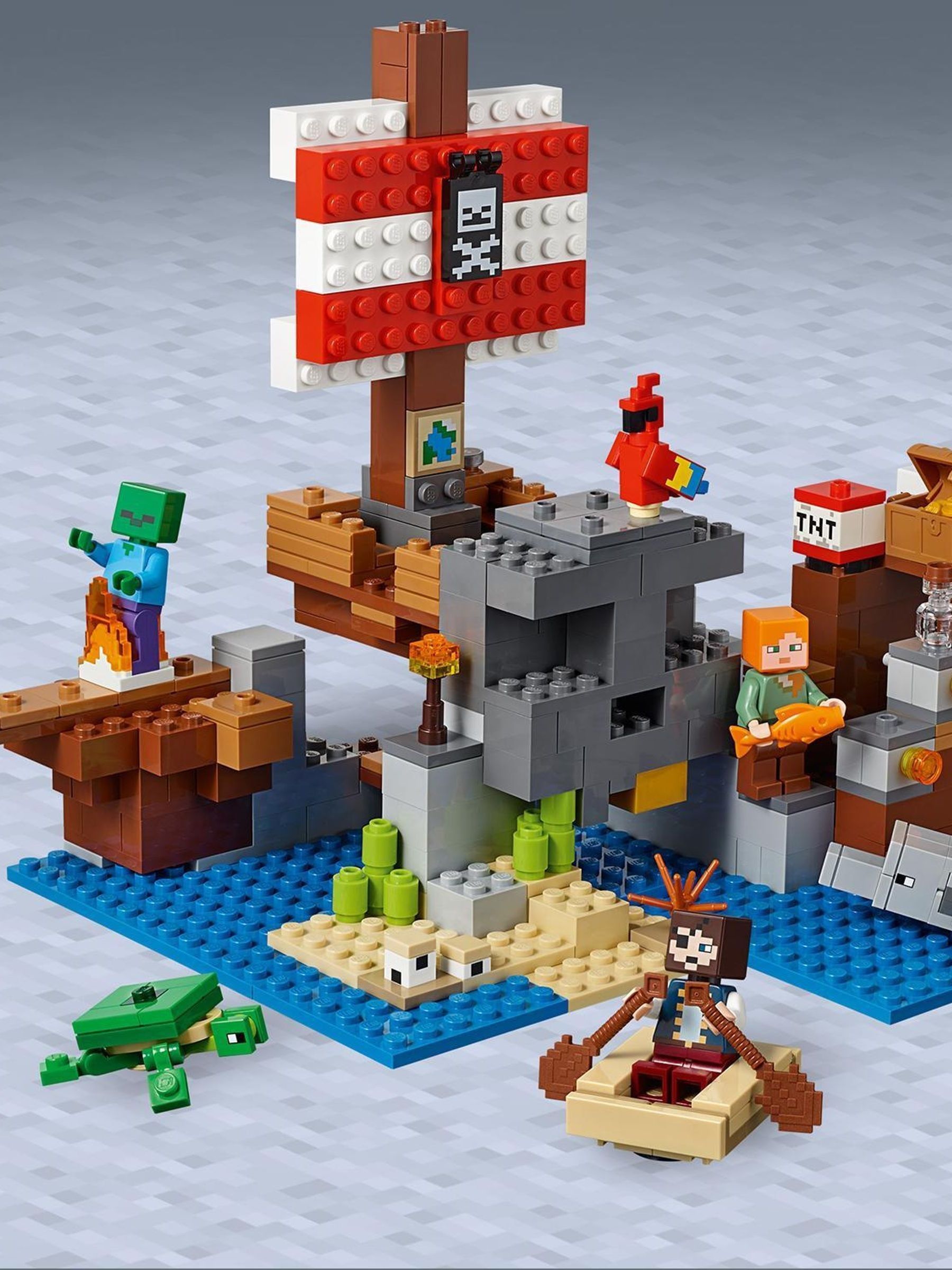 Lego minecraft the pirate ship adventure cheap