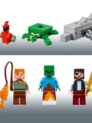LEGO Minecraft Das Piratenschiff Abenteuer-Spielzeug 21152 - Bild 6 von 7
