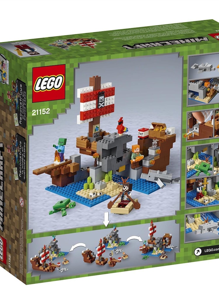 LEGO Minecraft Das Piratenschiff Abenteuer-Spielzeug 21152 - Bild 7 von 7