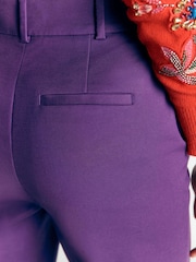 Boden Purple Canonbury Cotton Trousers - Image 2 of 6