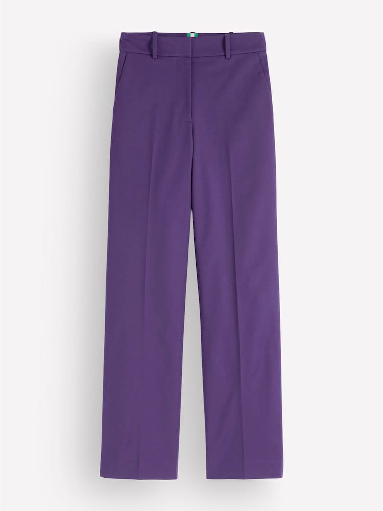 Boden Purple Canonbury Cotton Trousers - Image 6 of 6 Boden Purple Canonbury Cotton Trousers - Image 6 of 6