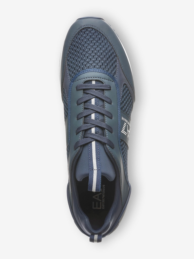 Emporio Armani EA7 Evolution Lace-Up Racer Trainers - Image 3 of 4