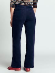 Boden Navy Blue High Rise Cord Column Jeans - Image 3 of 7