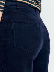Boden Navy Blue High Rise Cord Column Jeans - Image 6 of 7