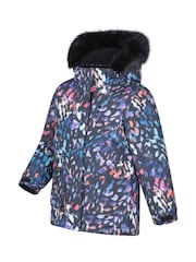 Mountain Warehouse Black Ranger Printed Kids Water Resistant Jacket - Image 3 of 5