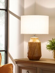 Village At Home Yellow Safi Table Lamp - Image 1 of 1