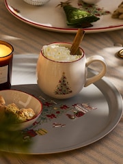 Sophie Allport Natural Cosy Christmas Stoneware Mug - Image 1 of 4