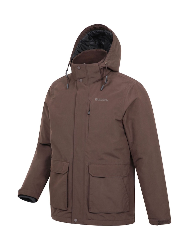 Mountain Warehouse Brown Ashburn Waterproof Light Padded Parka - Image 2 of 6 Mountain Warehouse Brown Ashburn Waterproof Light Padded Parka - Image 2 of 6