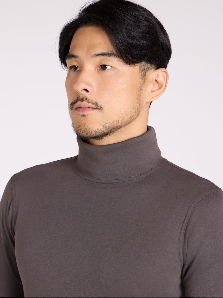 Mountain Warehouse Grey Meribel Cotton Thermal Top - Image 3 of 3