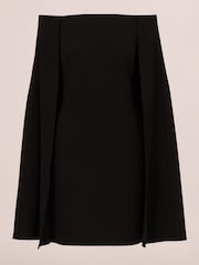 Adrianna Papell Off Shoulder Cape Dress - Image 6 of 7