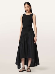 AllSaints Black Nuria Skirt - Image 2 of 7