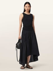 AllSaints Black Nuria Skirt - Image 5 of 7