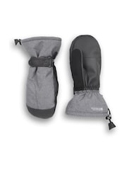 Mountain Warehouse Grey Lodge Waterproof Ski Mitten Gloves - Image 1 of 5