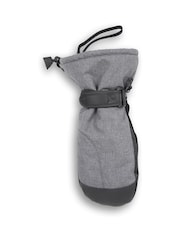 Mountain Warehouse Grey Lodge Waterproof Ski Mitten Gloves - Image 2 of 5