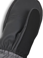 Mountain Warehouse Grey Lodge Waterproof Ski Mitten Gloves - Image 4 of 5
