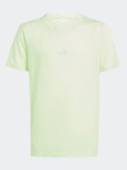 lime - adidas T-shirt Essentiel 3 Rayure 100% Coton - Image 1 of 5