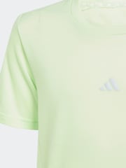 lime - adidas T-shirt Essentiel 3 Rayure 100% Coton - Image 3 of 5