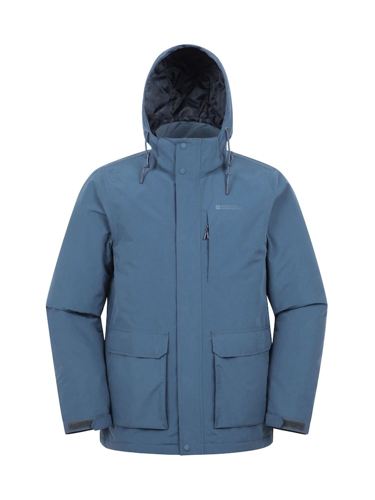 Mountain Warehouse Blue Ashburn Waterproof Light Padded Parka - Image 1 of 6 Mountain Warehouse Blue Ashburn Waterproof Light Padded Parka - Image 1 of 6