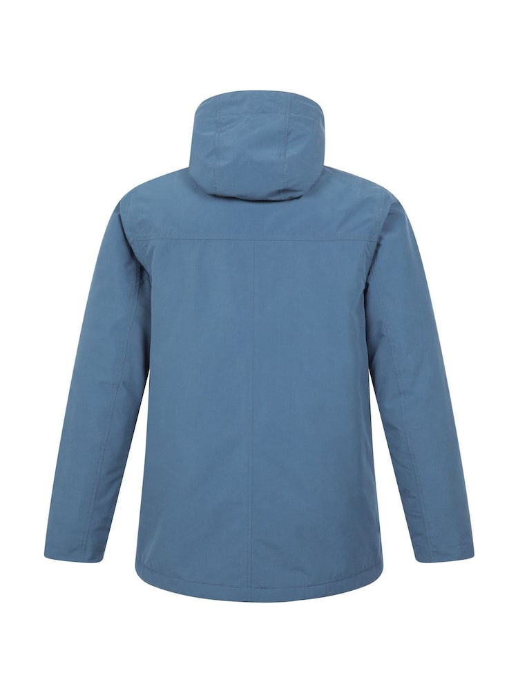 Mountain Warehouse Blue Ashburn Waterproof Light Padded Parka - Image 2 of 6 Mountain Warehouse Blue Ashburn Waterproof Light Padded Parka - Image 2 of 6
