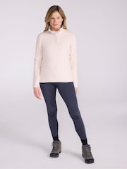 Mountain Warehouse Cream Snowdon Melange Fleece - Image 3 of 9