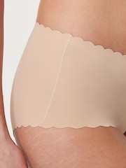 Pastel Rose Nude Midi No VPL Scallop Edge Knickers - Image 3 of 4