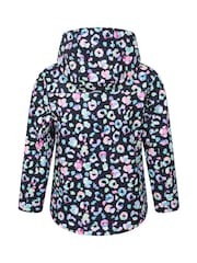 Mountain Warehouse Purple Exodus Printed Water Resistant Softshell Jacket - Image 2 of 4