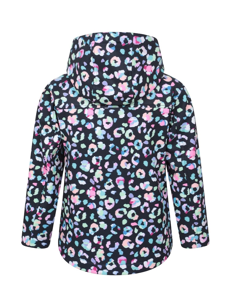 Mountain Warehouse Purple Exodus Printed Water Resistant Softshell Jacket - Image 2 of 4