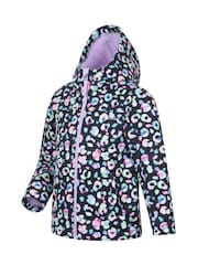 Mountain Warehouse Purple Exodus Printed Water Resistant Softshell Jacket - Image 3 of 4