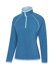 Mountain Warehouse Blue Montana Half-Zip Fleece - Image 2 of 5