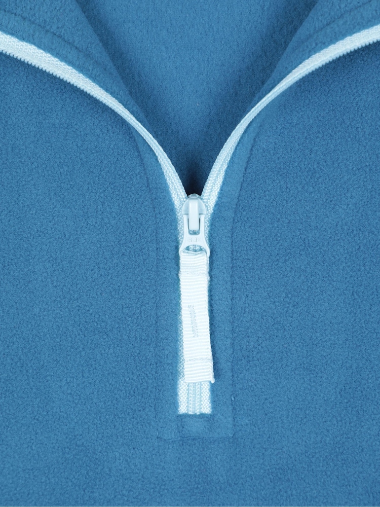 Mountain Warehouse Blue Montana Half-Zip Fleece - Image 5 of 5 Mountain Warehouse Blue Montana Half-Zip Fleece - Image 5 of 5