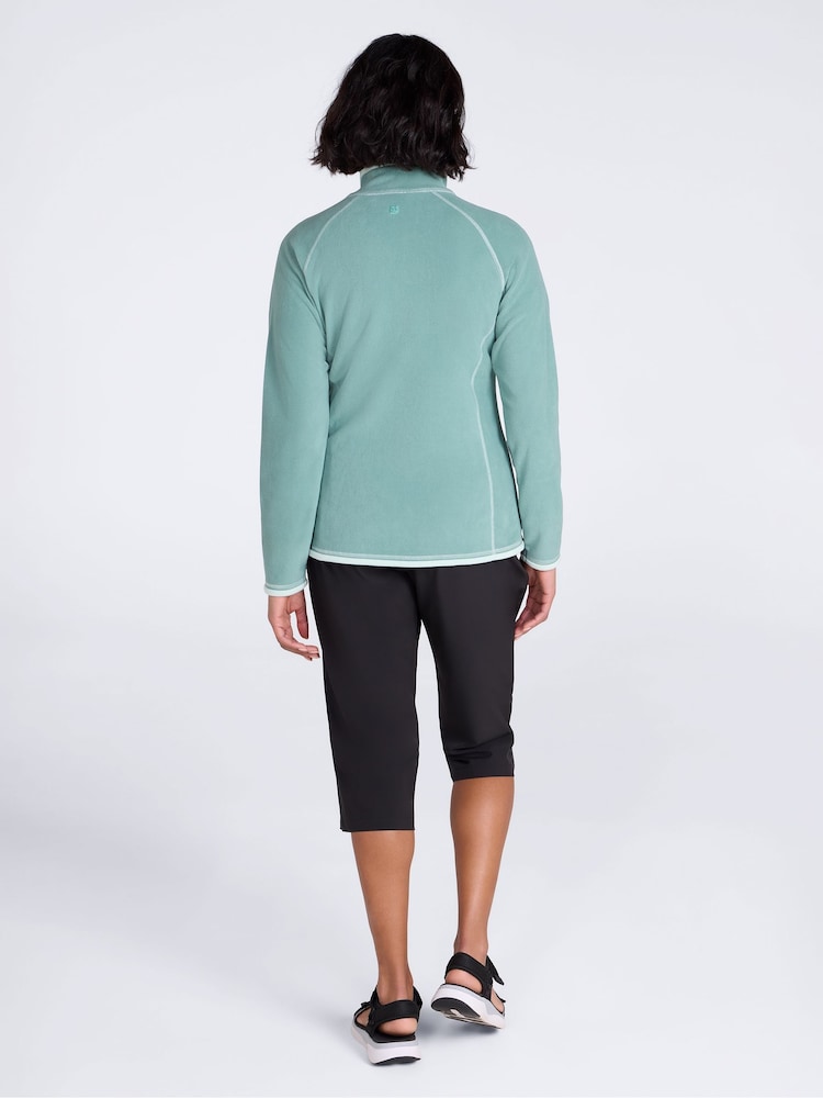 Mountain Warehouse Blue Montana Half-Zip Fleece - Image 5 of 5 Mountain Warehouse Blue Montana Half-Zip Fleece - Image 5 of 5