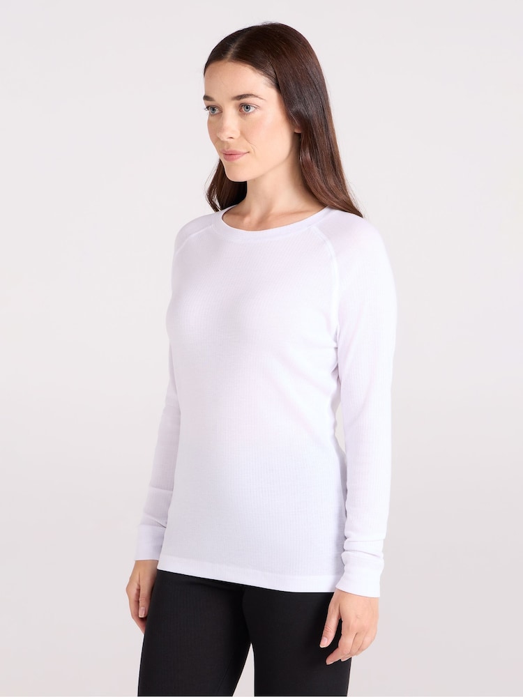 Mountain Warehouse White Talus Womens Round Neck Thermal Top - Image 1 of 5