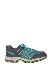 Mountain Warehouse Green Stampede Kids Waterproof Walking Shoes - Image 1 of 5