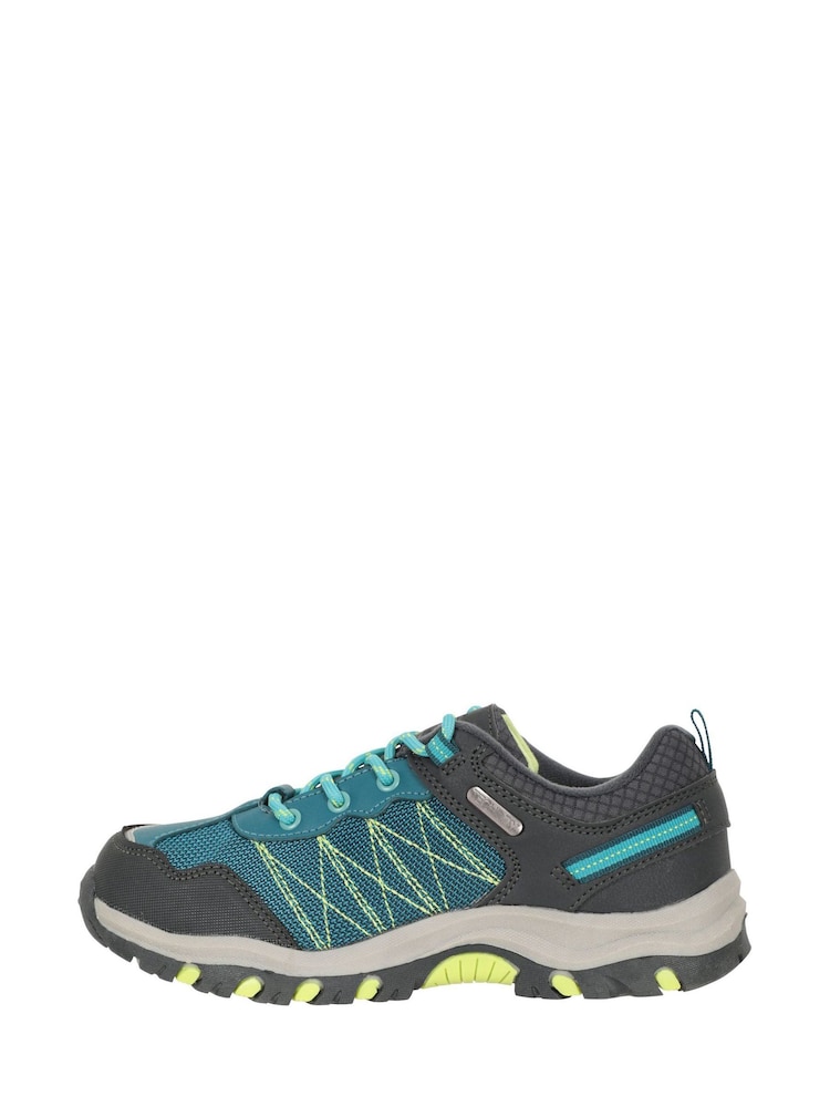 Mountain Warehouse Green Stampede Kids Waterproof Walking Shoes - Image 2 of 5