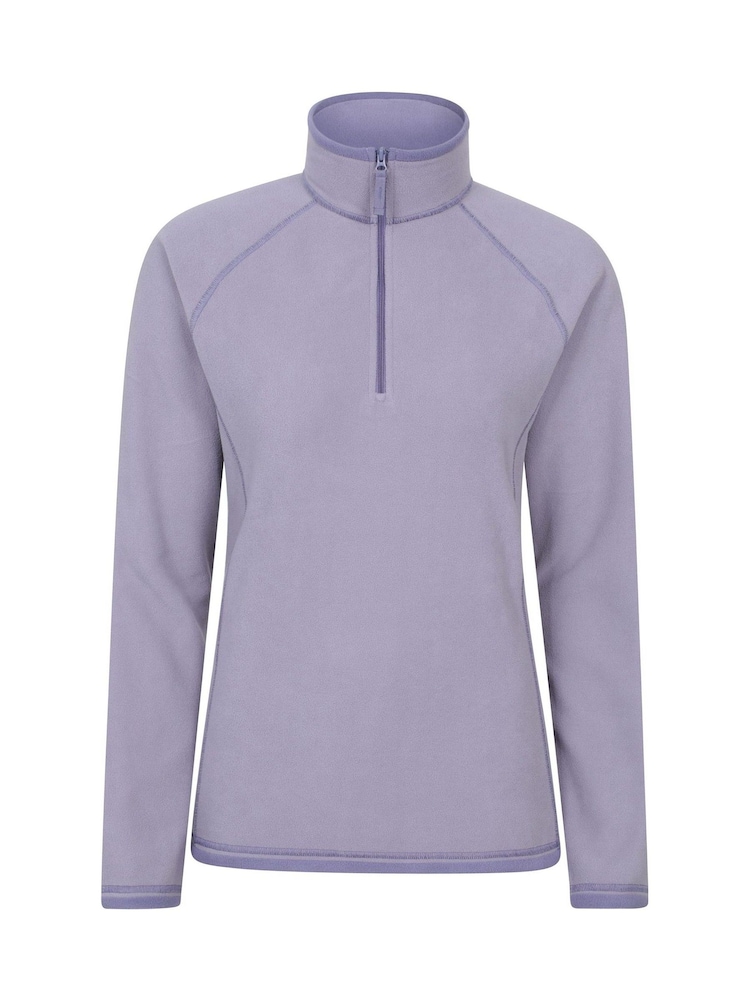 Mountain Warehouse Purple Montana Half Zip Fleece - Image 1 of 5 Mountain Warehouse Purple Montana Half Zip Fleece - Image 1 of 5