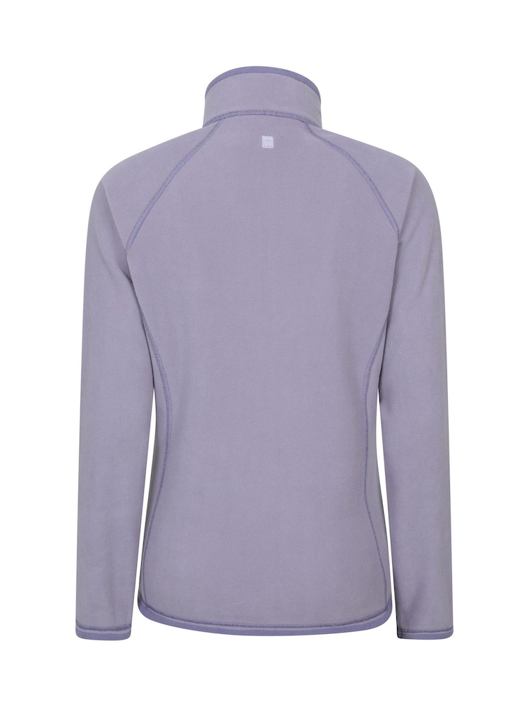 Mountain Warehouse Purple Montana Half Zip Fleece - Image 2 of 5 Mountain Warehouse Purple Montana Half Zip Fleece - Image 2 of 5