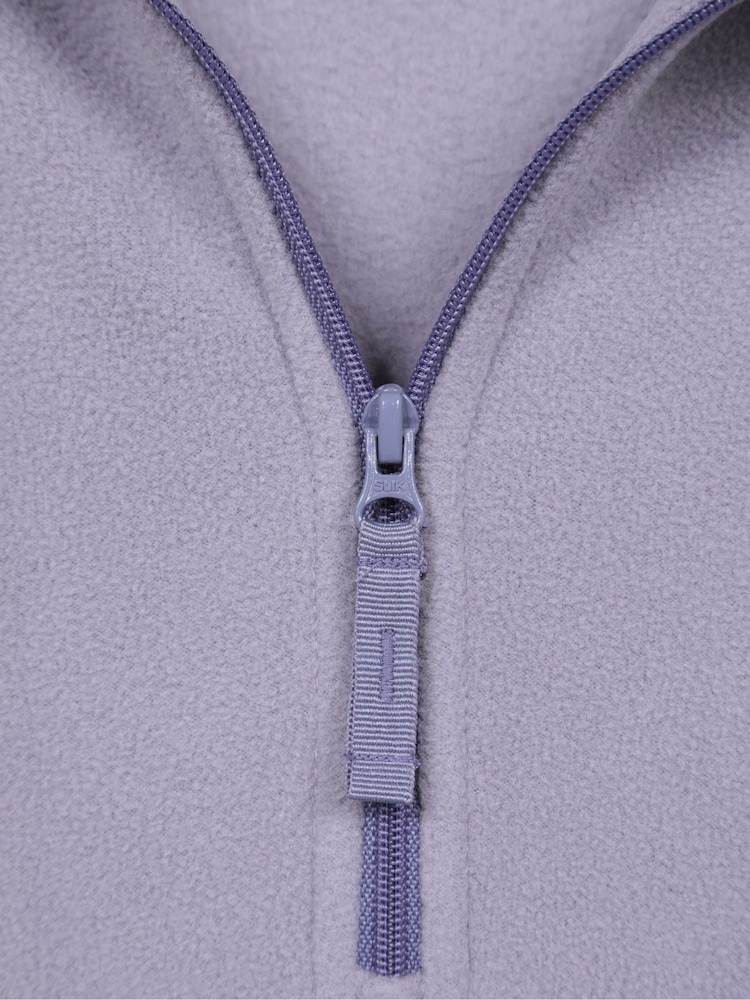 Mountain Warehouse Purple Montana Half Zip Fleece - Image 5 of 5 Mountain Warehouse Purple Montana Half Zip Fleece - Image 5 of 5
