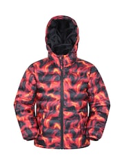 Mountain Warehouse Seasons Kids Water-Resistant Printed Padded Jacket - Imagen 1 de 4