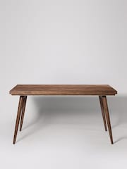 Swoon Mid Brown Metz Mango Wood Six-Seater Dining 6 Seater Table - Image 1 of 4