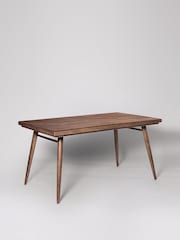 Swoon Mid Brown Metz Mango Wood Six-Seater Dining 6 Seater Table - Image 2 of 4
