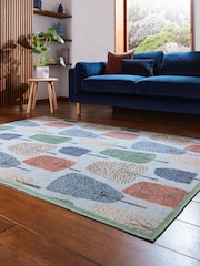Scion Coast Grey Cedar Juniper Washable Rug - Image 2 of 6